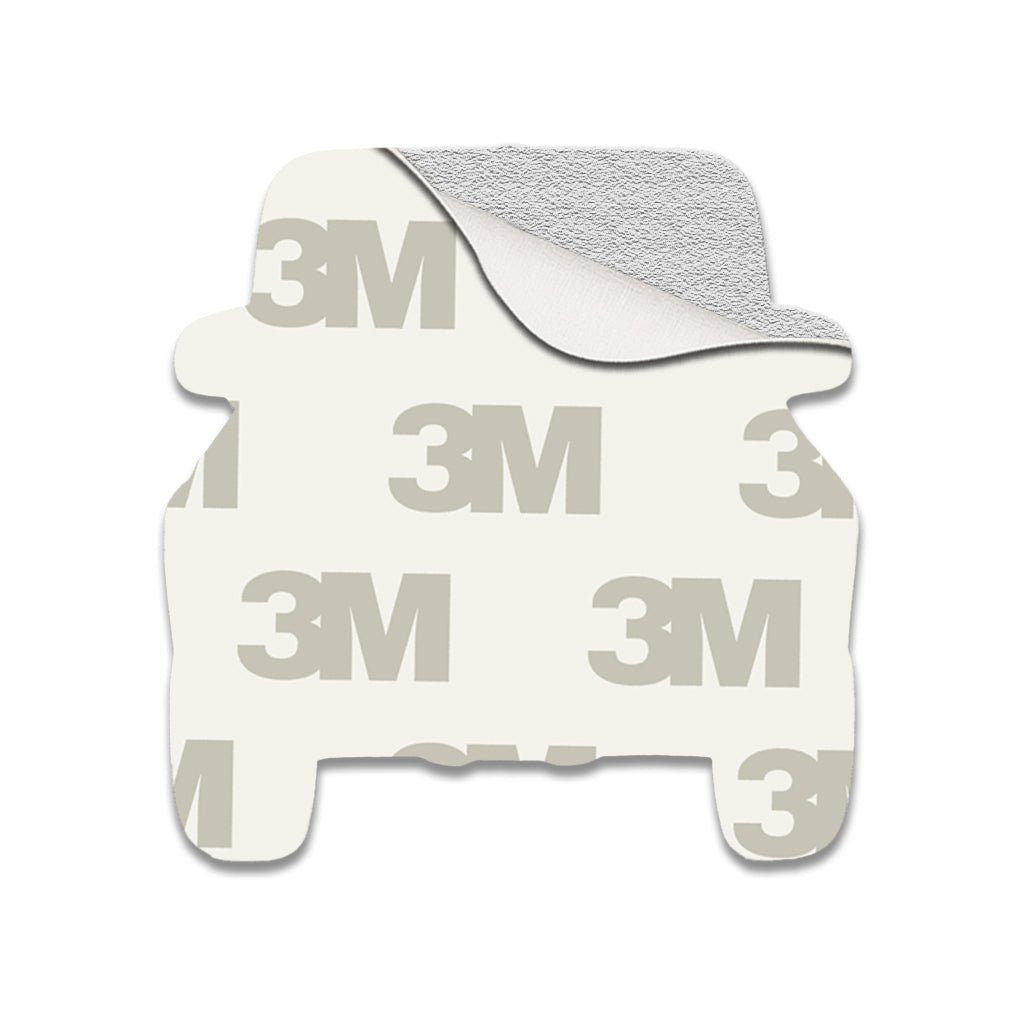 Pink G Wagon Metal Sticker With 3M Sticky Backing - StickyPins