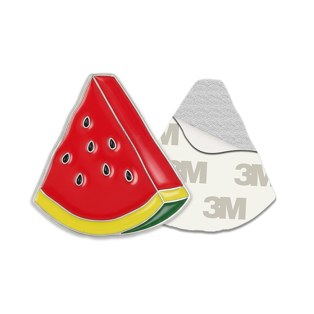 Palestine Watermelon Slice Metal Phone Sticker With 3M Sticky Backing - StickyPins