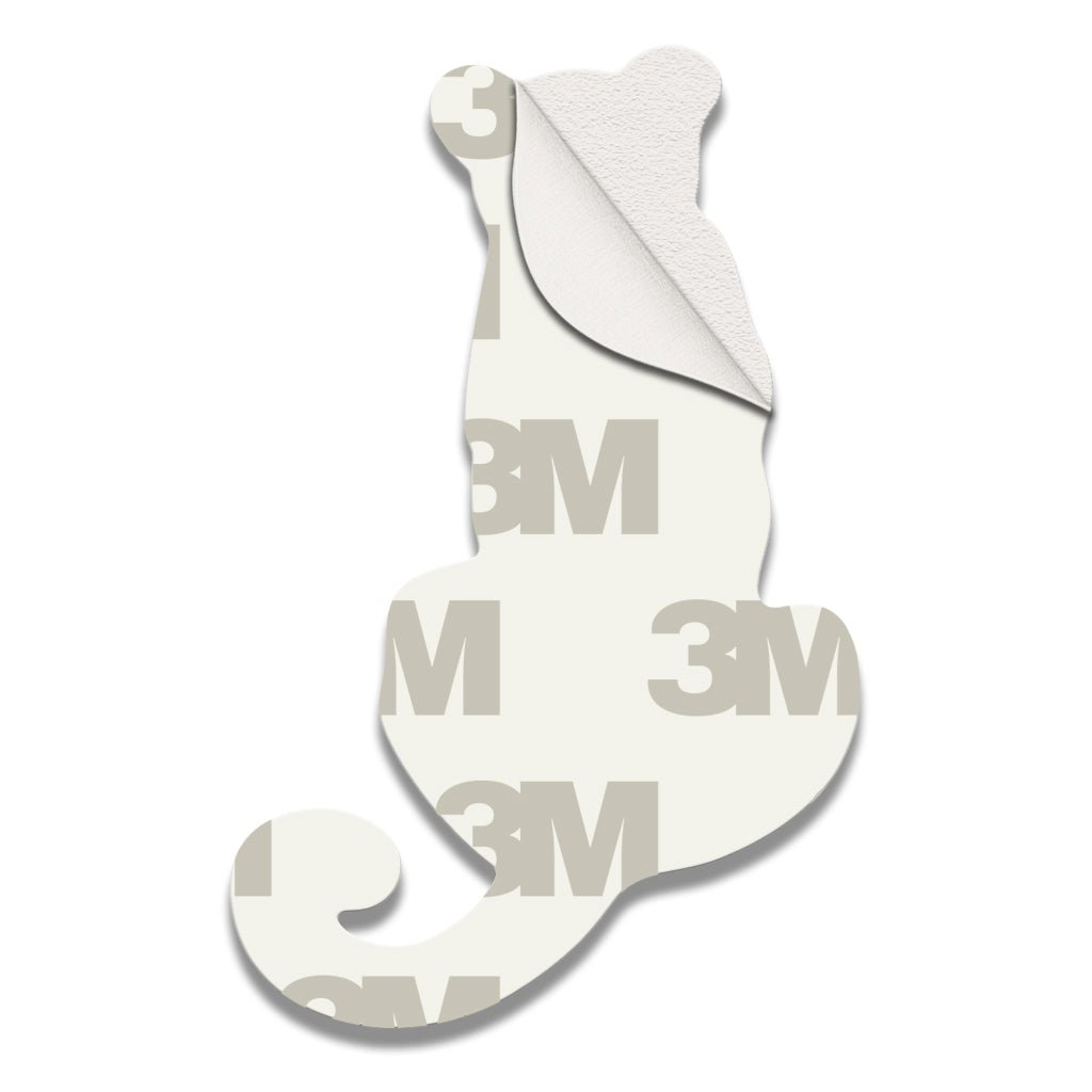 Leopard Metal Phone Sticker With 3M Sticky Backing - StickyPins