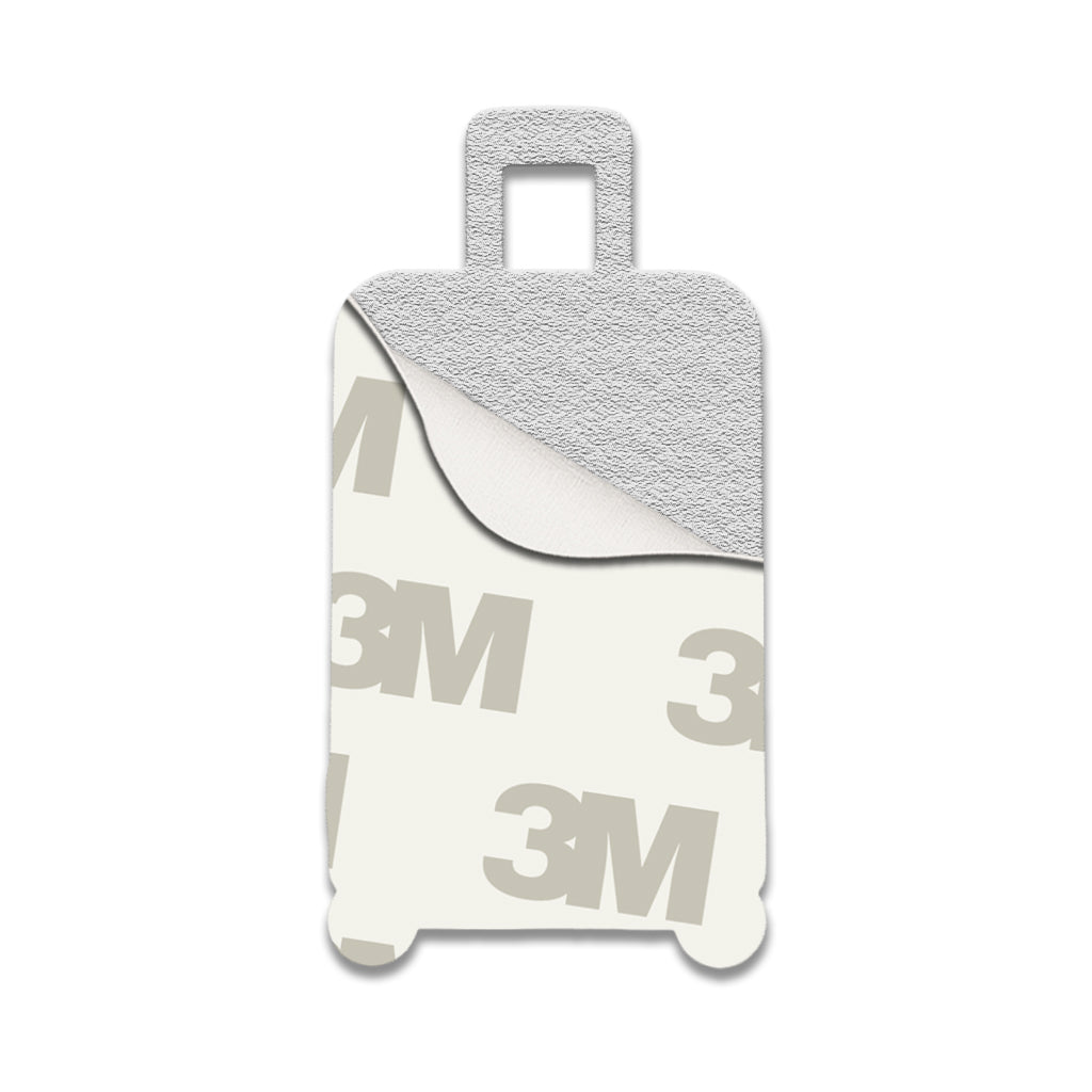 Pink Suitcase Metal Sticker With 3M Sticky Backing - StickyPins