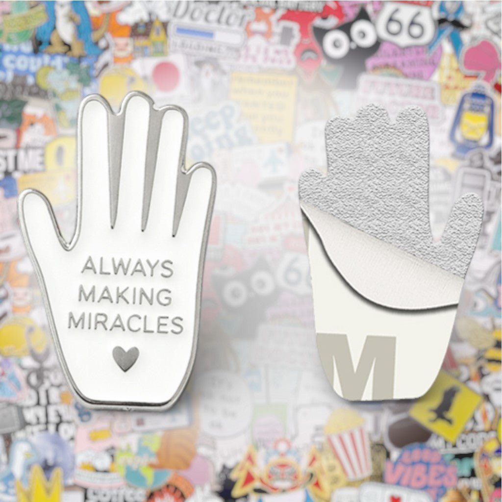 Always Making Miracles Metal Phone Sticker with 3M Sticky Backing - StickyPins