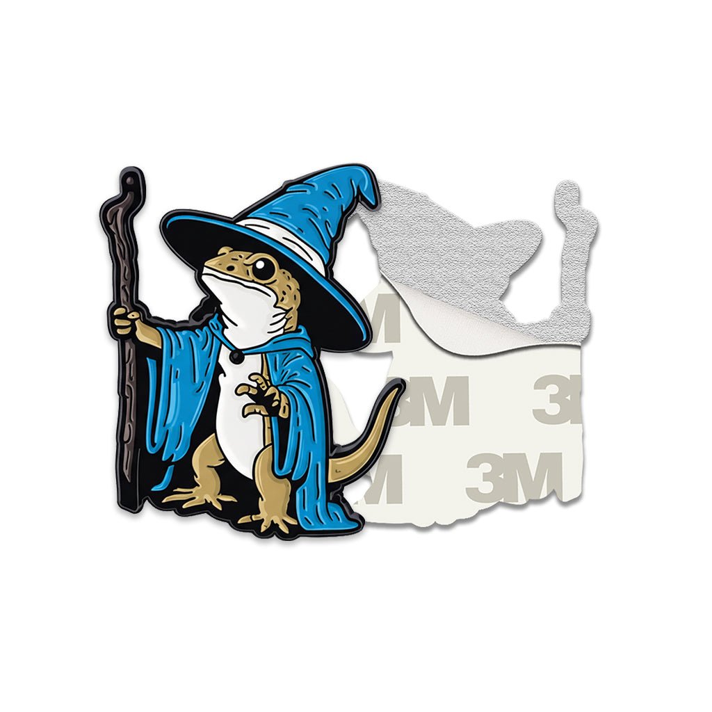 Lizard Wizard Metal Phone Sticker With 3M Sticky Backing - StickyPins