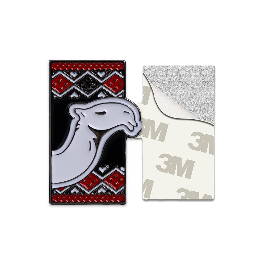Sadu Camel Metal Phone Sticker With 3M Sticky Backing - StickyPins