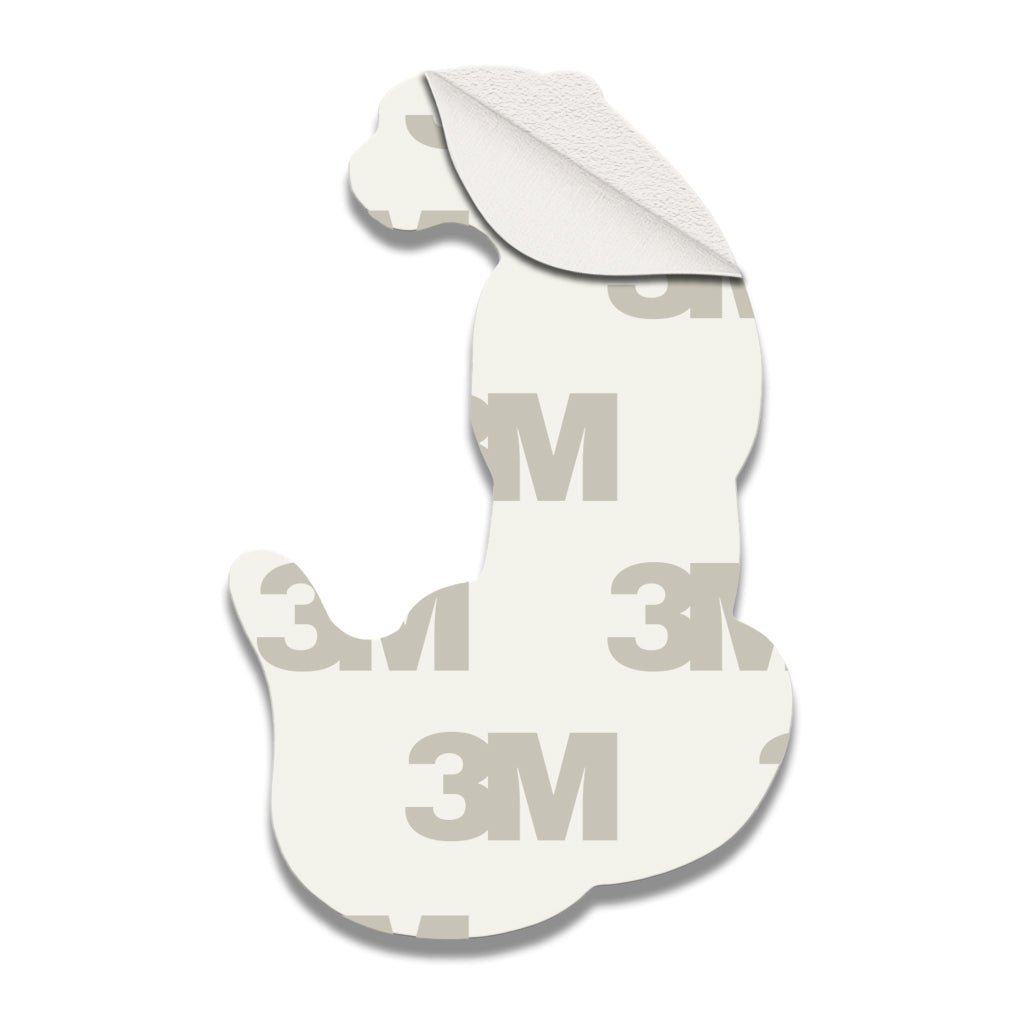 Pink Leopard Metal Phone Sticker With 3M Sticky Backing - StickyPins