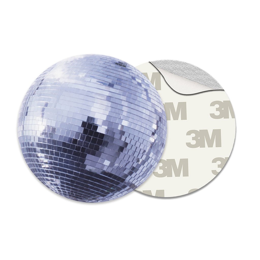 Disco Ball Metal Phone Sticker With 3M Sticky Backing - StickyPins