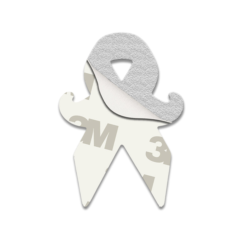 Prostate Cancer Awareness Blue Ribbon Metal Phone Sticker With 3M Sticky Backing - StickyPins