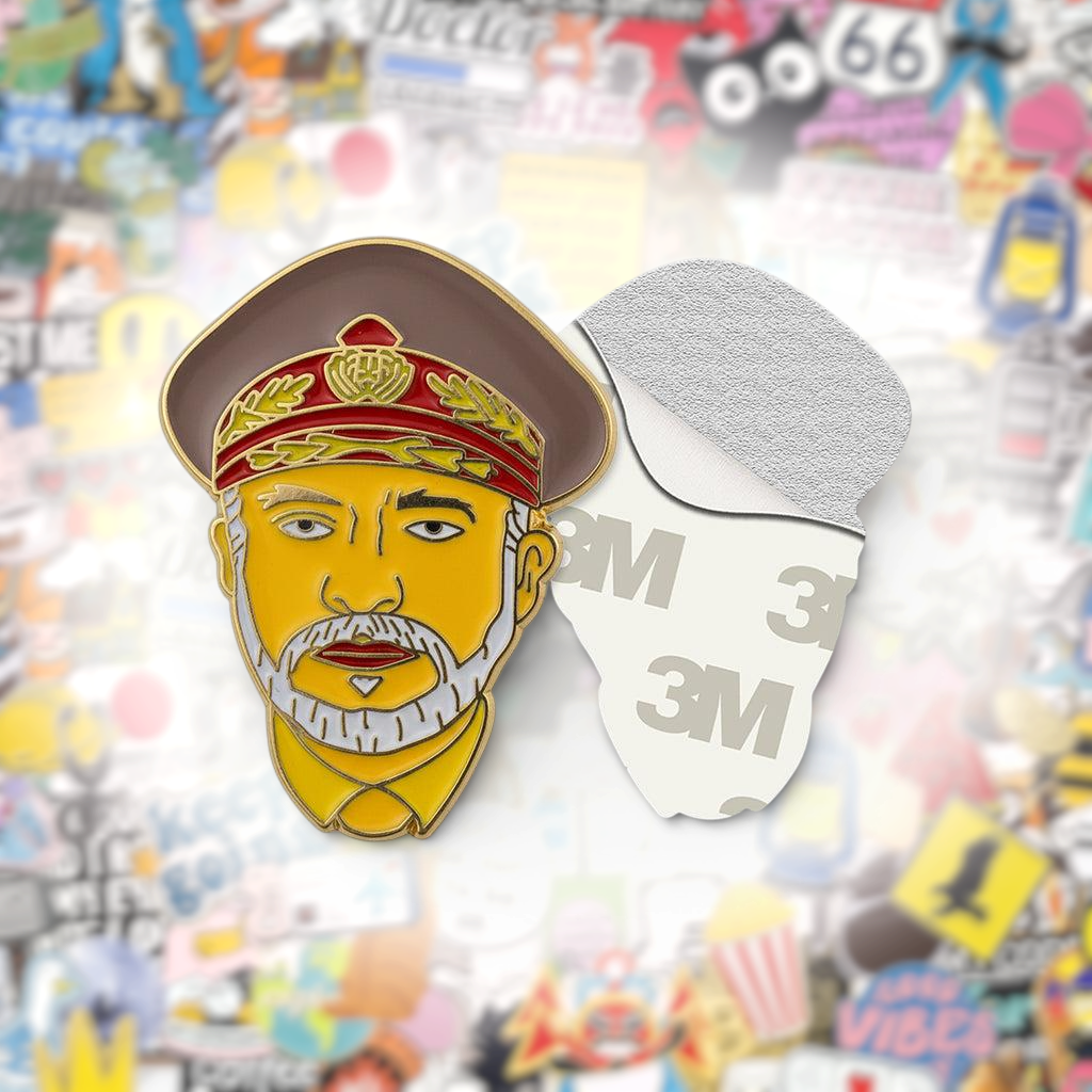 Sultan Qaboos Bin Said Metal Phone Sticker With 3M Sticky Backing - StickyPins