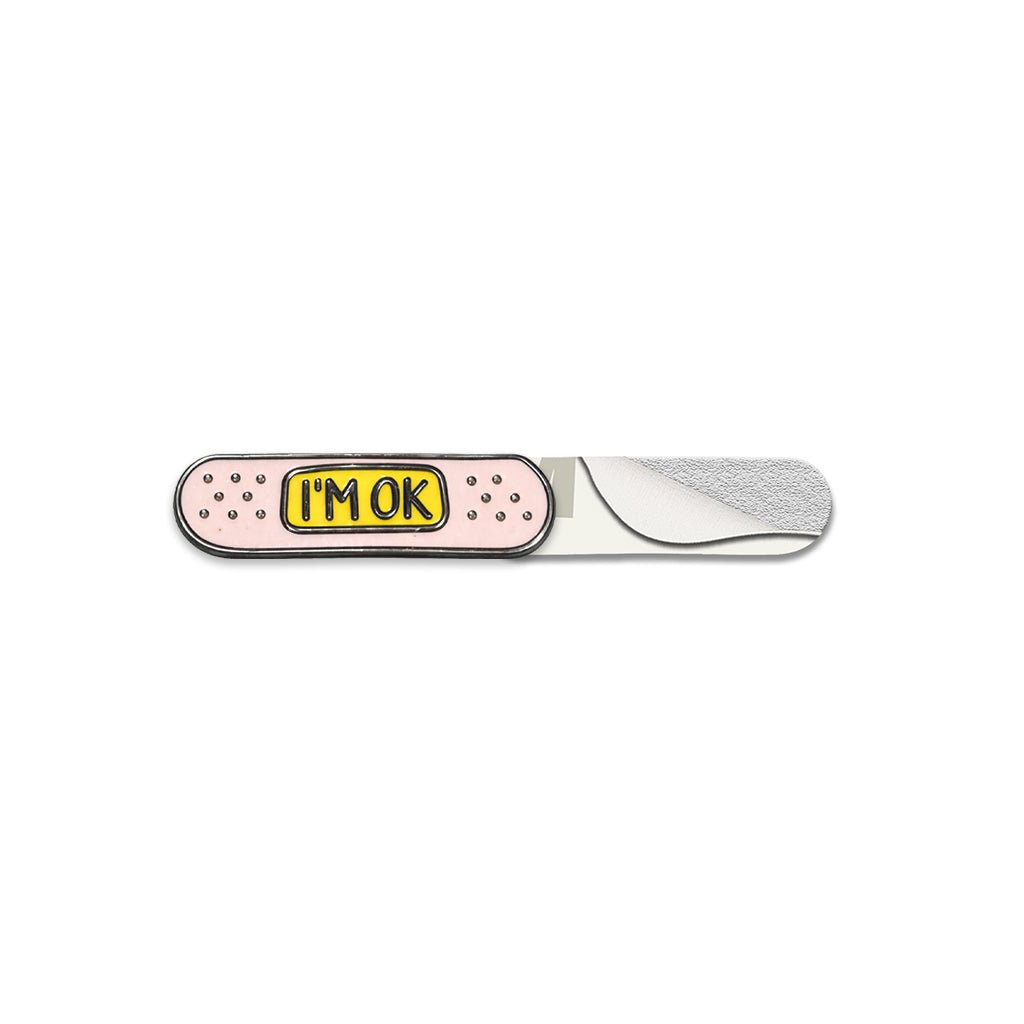 I'm OK Plaster Metal Phone Sticker with 3M Sticky Backing - StickyPins