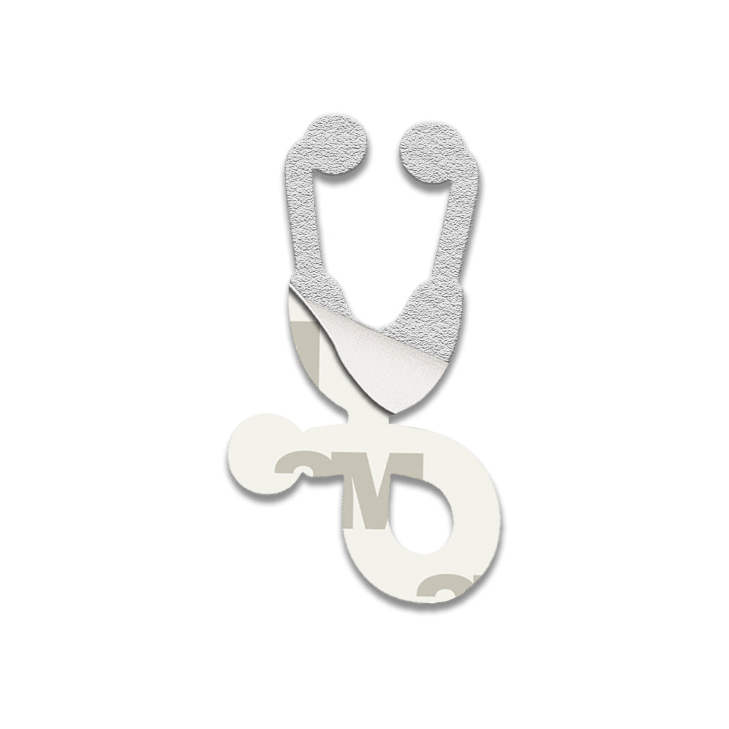 Stethoscope Metal Phone Sticker With 3M Sticky Backing - StickyPins