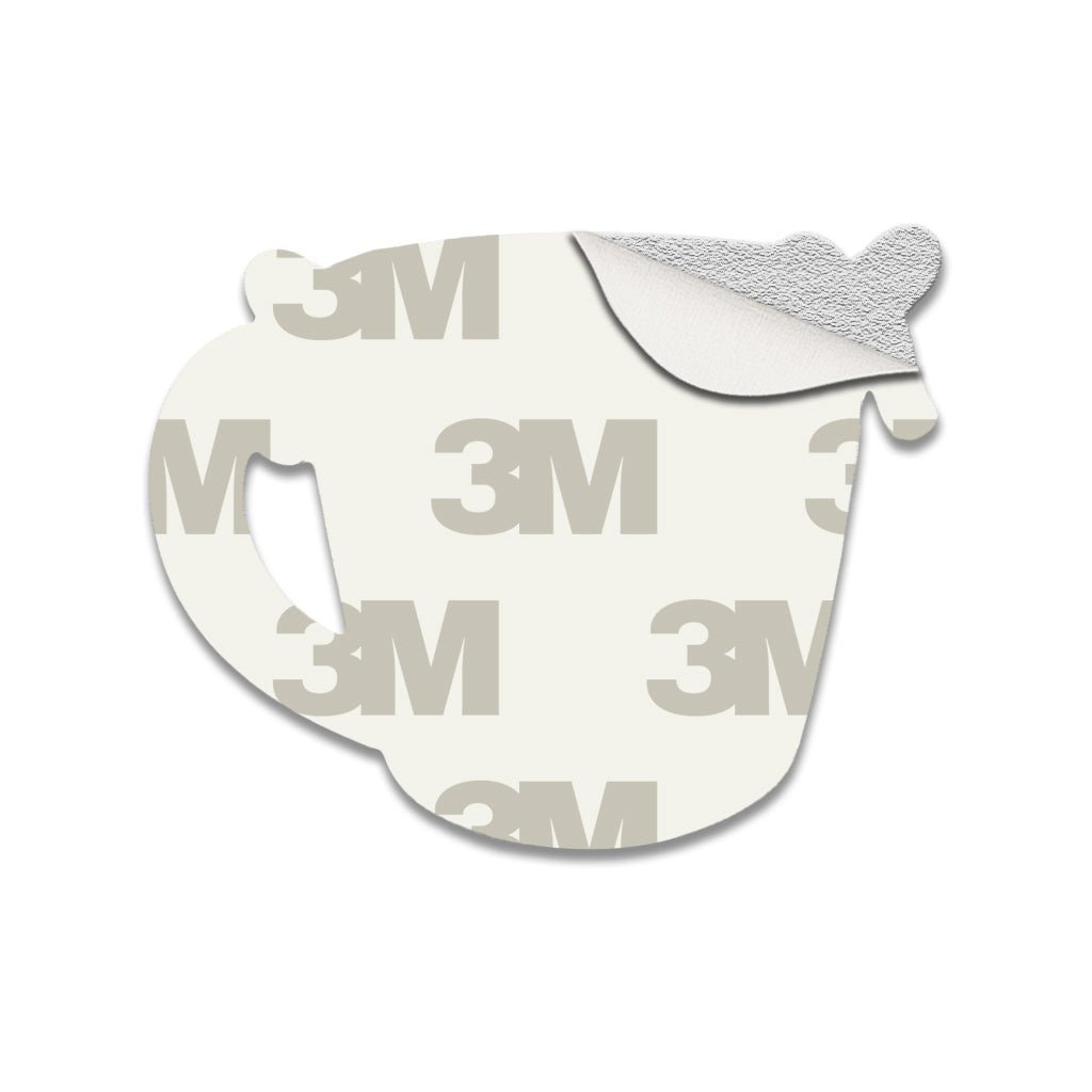 Coffee Girlie Metal Phone Sticker With 3M Sticky Backing - StickyPins