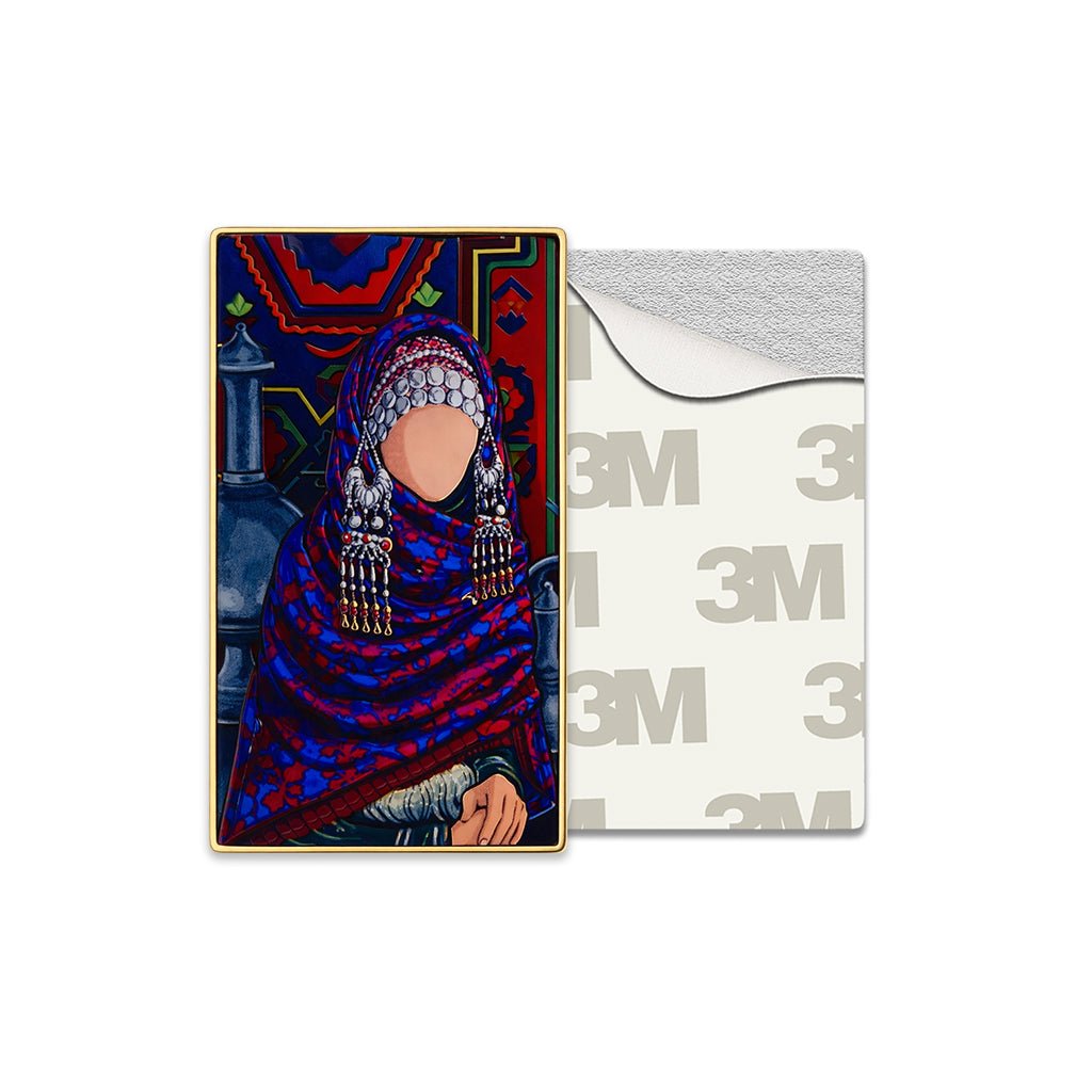 Kurdish Folk Singer Metal Phone Sticker With 3M Sticky Backing - StickyPins