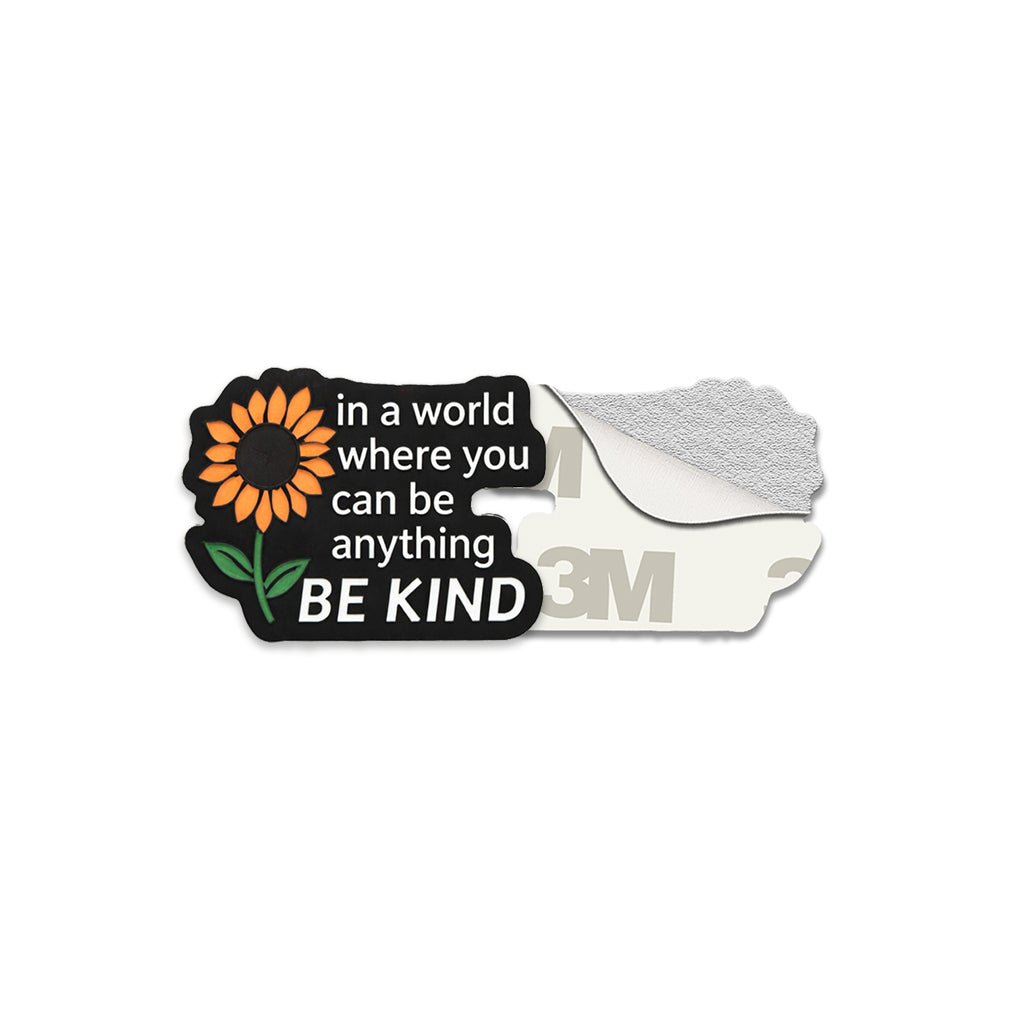 In A World Where You Can Be Anything Metal Phone Sticker with 3M Sticky Backing - StickyPins