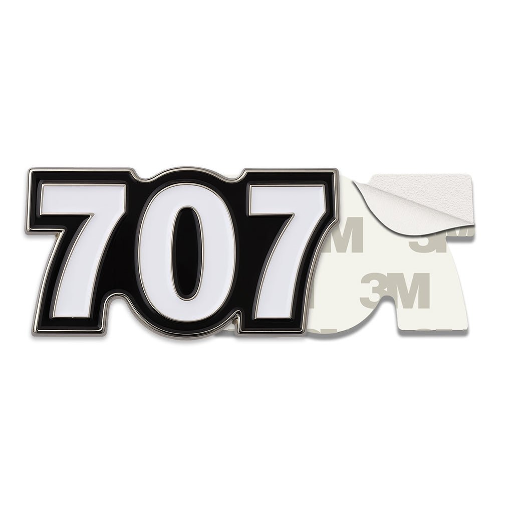 Saudi 707 Metal Phone Sticker Tribal Code With 3M Sticky Backing - StickyPins