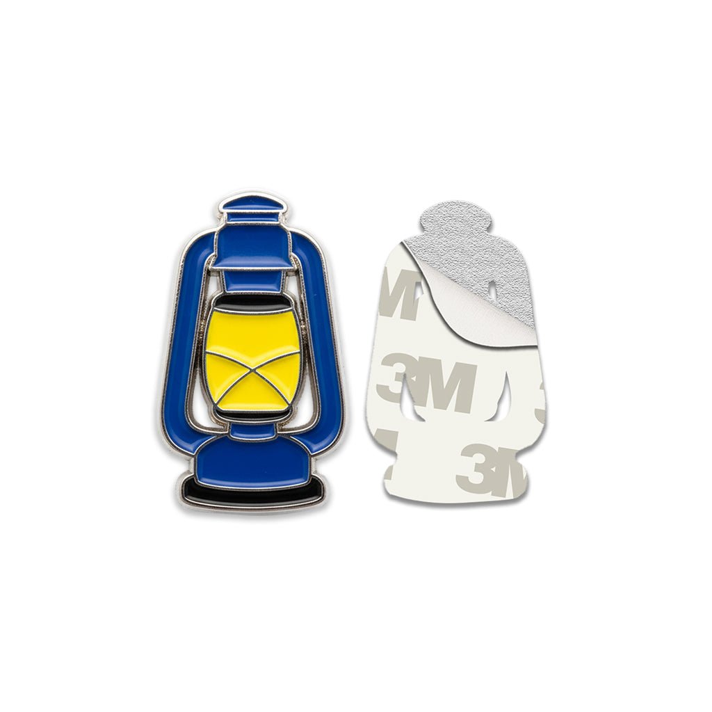 Gas Lamp Metal Phone Sticker With 3M Sticky Backing - StickyPins