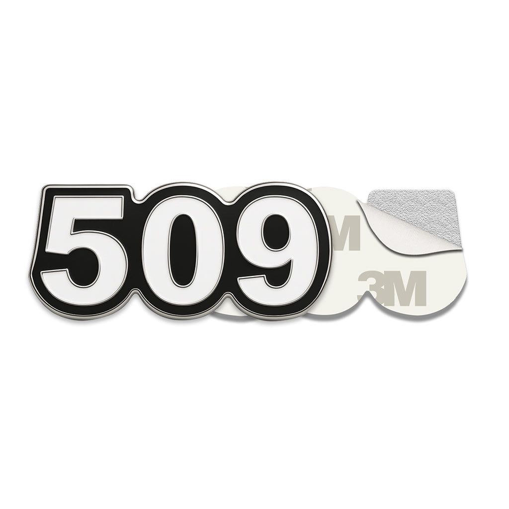 Saudi 509 Metal Phone Sticker Tribal Code With 3M Sticky Backing