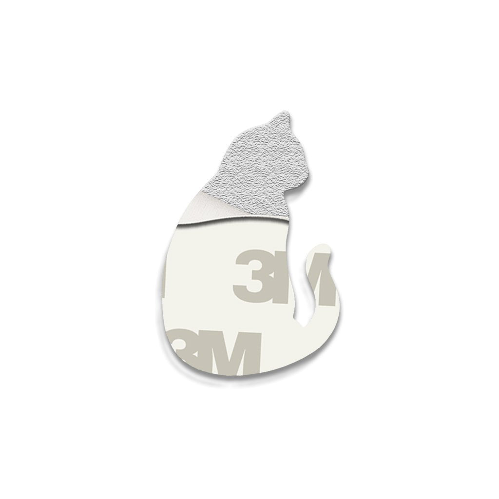 Palestine Flag Cat Metal Phone Sticker with 3M Sticky Backing - StickyPins