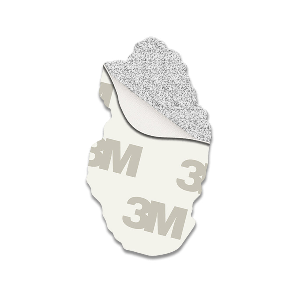 Qatar Emblem Map Outline Metal Phone Sticker With 3M Sticky Backing - StickyPins