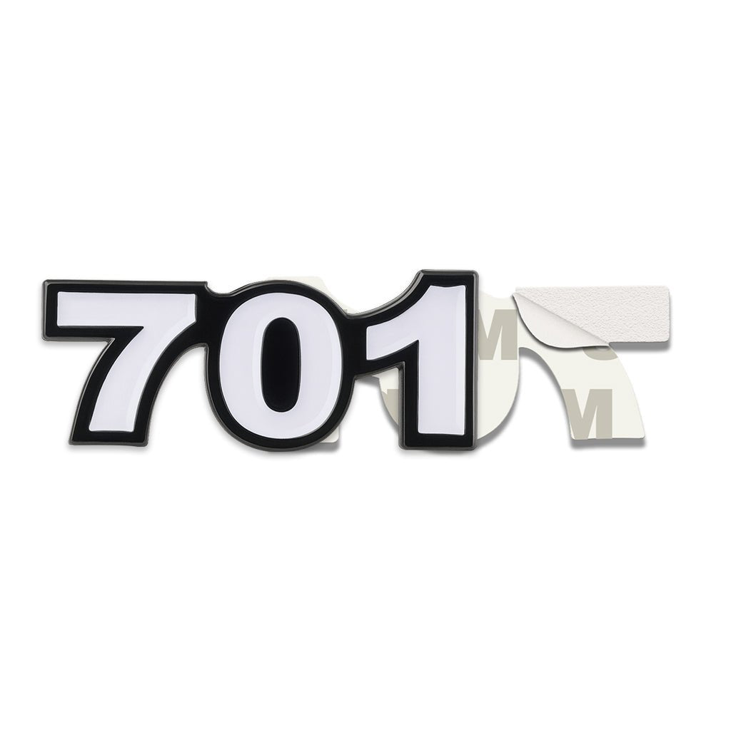 Saudi 701 Metal Phone Sticker Tribal Code With 3M Sticky Backing - StickyPins