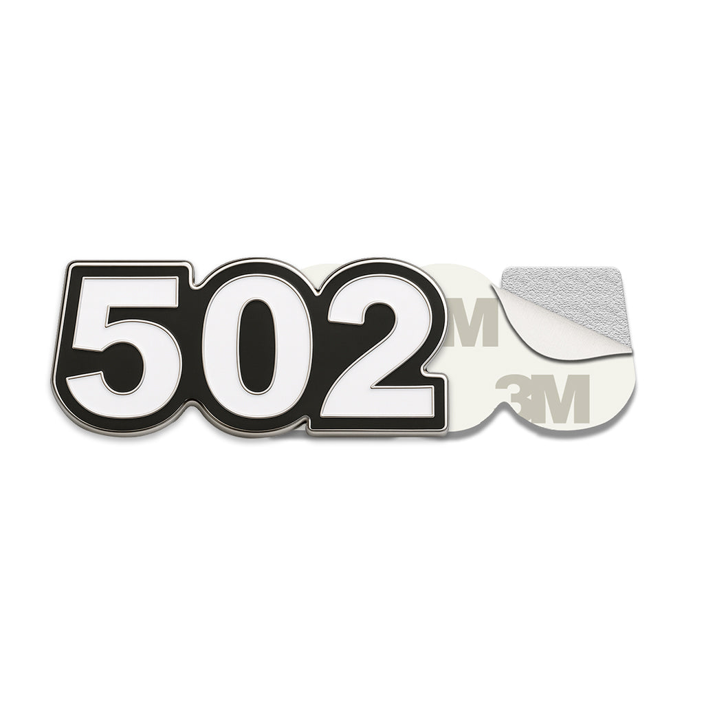 Saudi 502 Metal Phone Sticker Tribal Code With 3M Sticky Backing