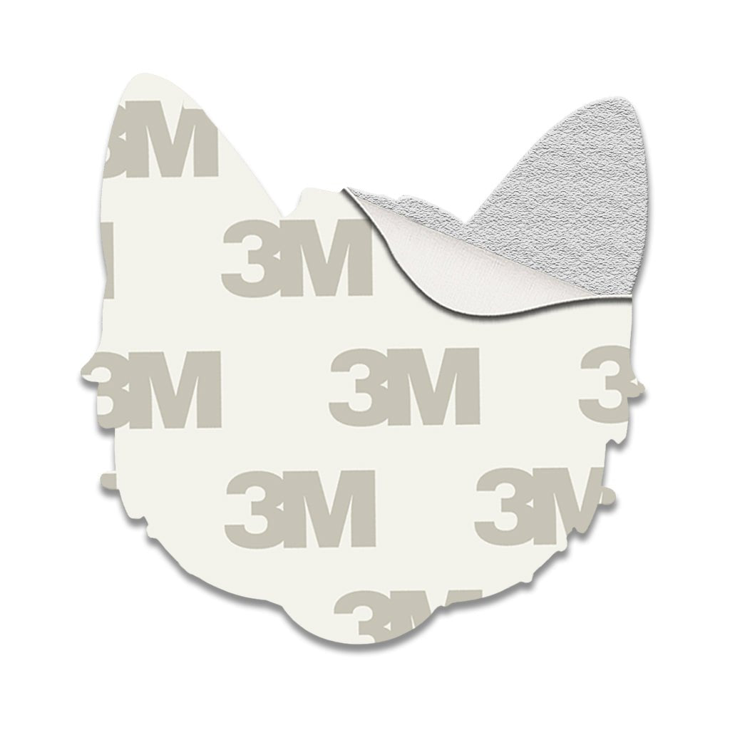 Ziggy Stardust Cat David Bowie Metal Phone Sticker With 3M Sticky Backing - StickyPins