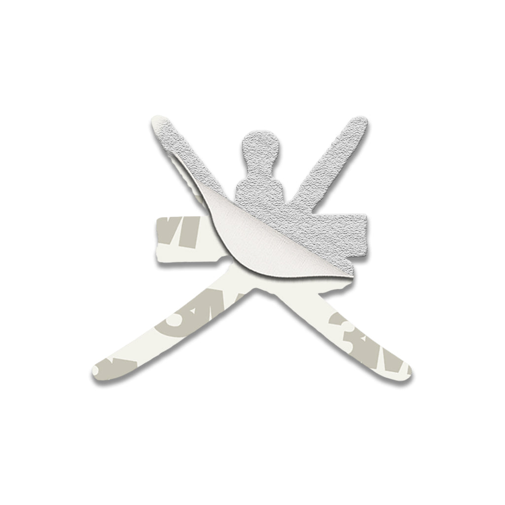 Oman National Emblem Khanjar Bo Sayfain Gold Metal Phone Sticker With 3M Sticky Backing - StickyPins