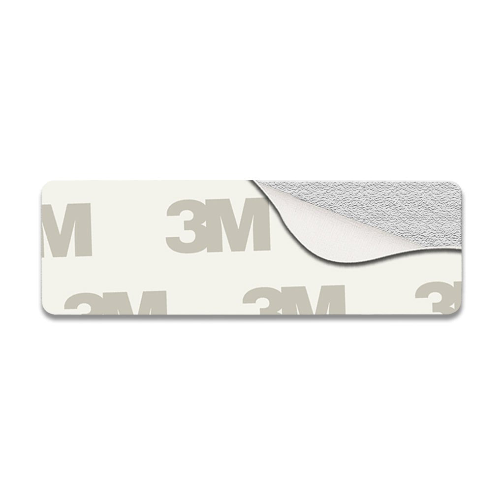 Doha Qatar Number Plate Metal Sticker With 3M Sticky Backing - StickyPins