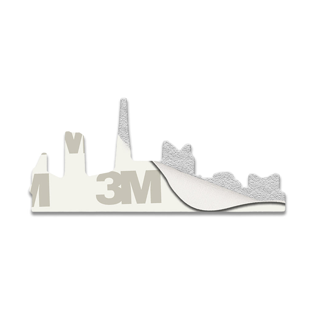 Kuwait Cityscape Metal Phone Sticker With 3M Sticky Backing - StickyPins