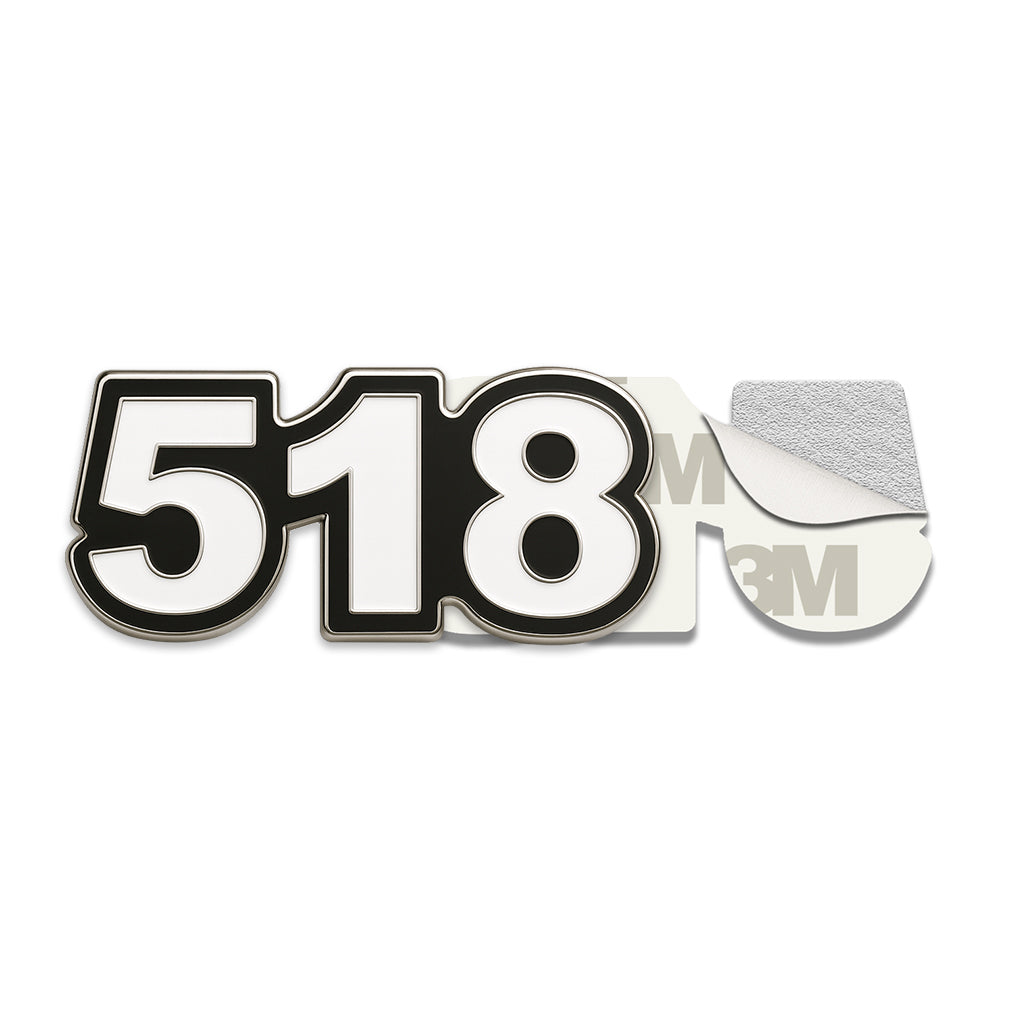 Saudi 518 Metal Phone Sticker Tribal Code With 3M Sticky Backing