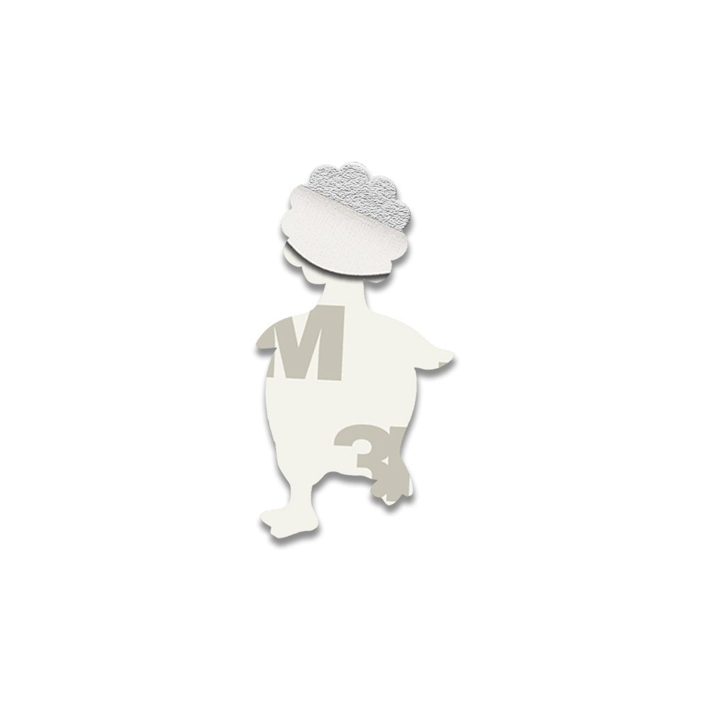 Duck with Flowers Metal Phone Sticker with 3M Sticky Backing - StickyPins