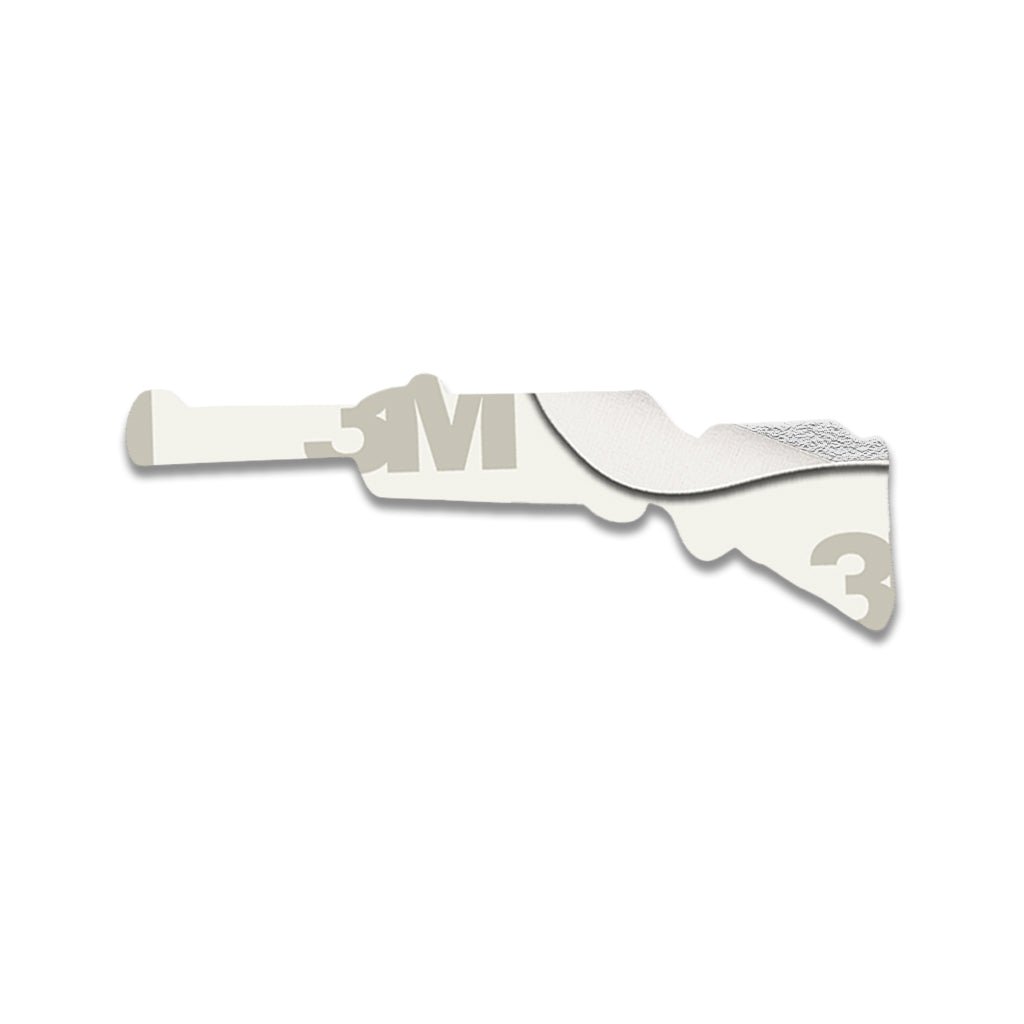 Rifle Metal Phone Sticker With 3M Sticky Backing - StickyPins