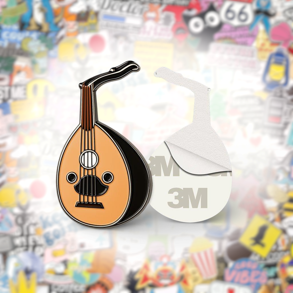 Oud Metal Phone Sticker With 3M Sticky Backing - StickyPins