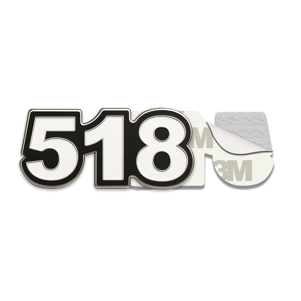 Saudi 518 Metal Phone Sticker Tribal Code With 3M Sticky Backing - StickyPins