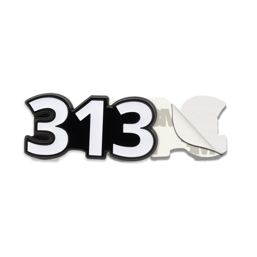 Saudi 313 Metal Phone Sticker Tribal Code With 3M Sticky Backing