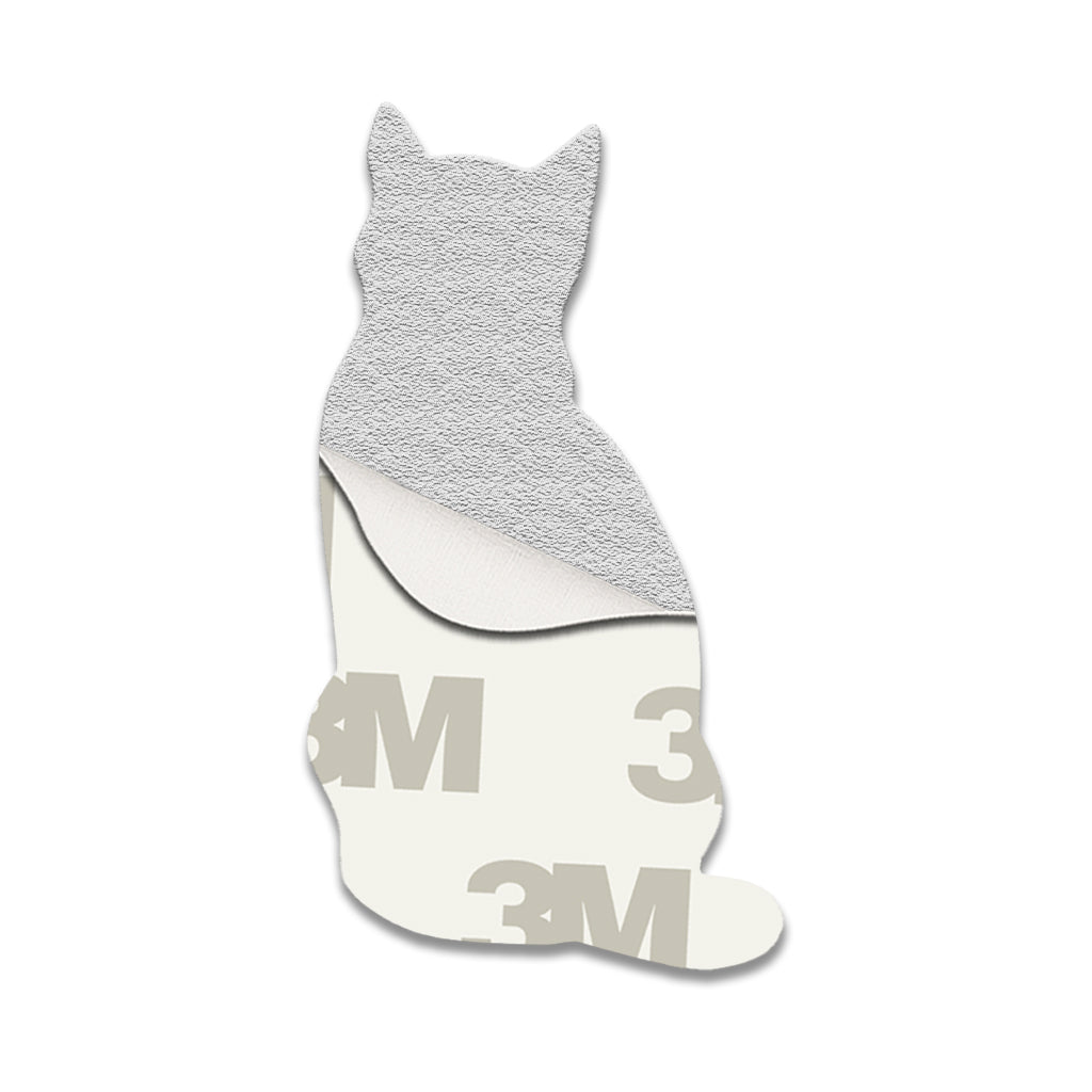 Orange Tabby Cat Metal Phone Sticker With 3M Sticky Backing - StickyPins