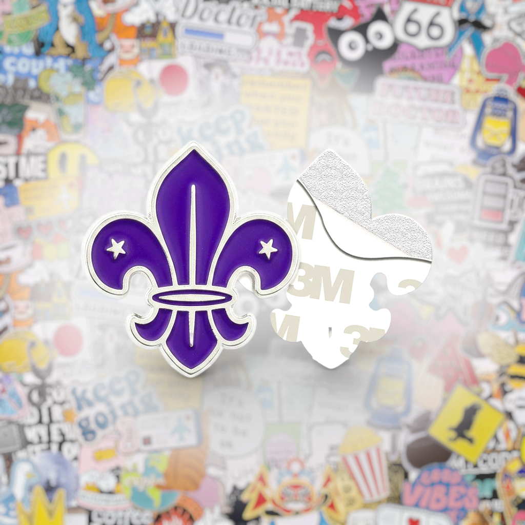 Scouts Logo Metal Phone Sticker With 3M Sticky Backing - StickyPins
