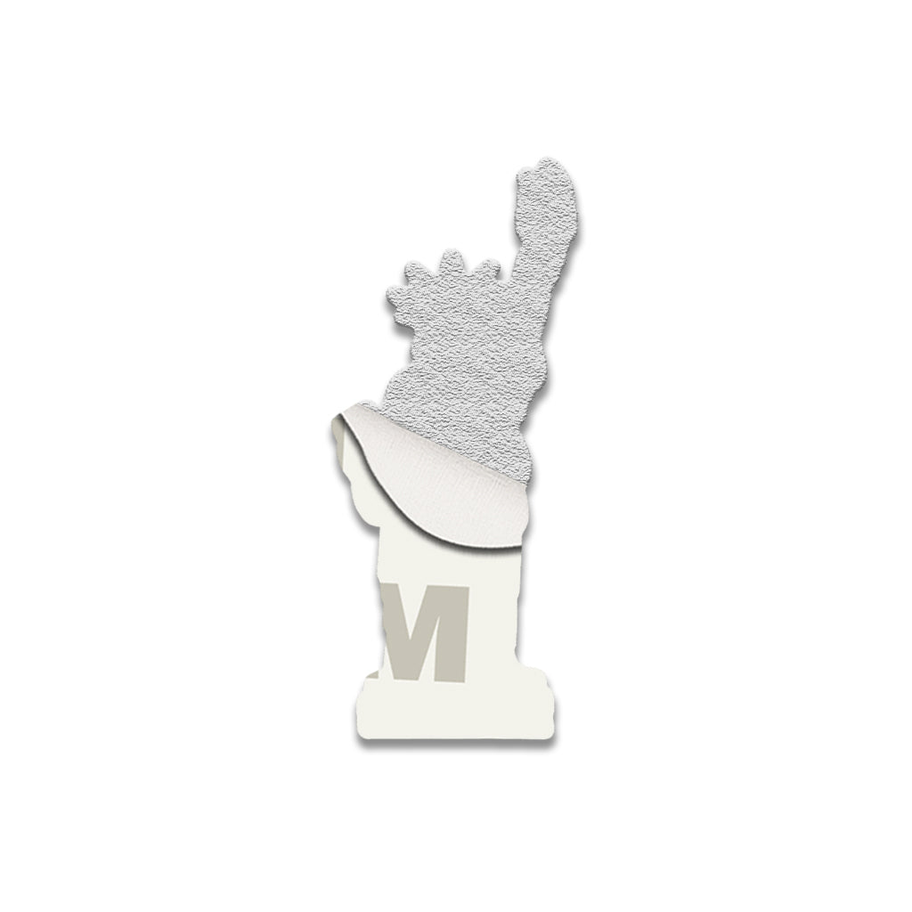 Statue of Liberty Metal Phone Sticker with 3M Sticky Backing - StickyPins