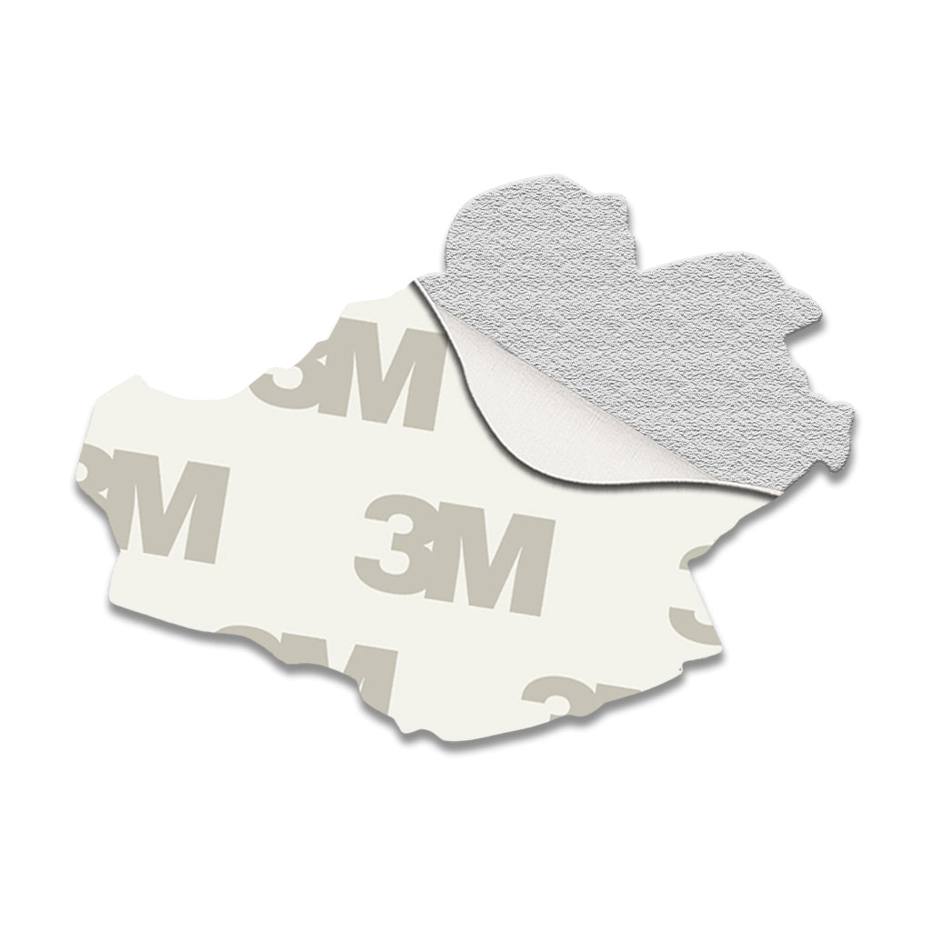 Mohammed bin Salman MBS Crossed Arms Yellow Map Metal Phone Sticker With 3M Sticky Backing - StickyPins