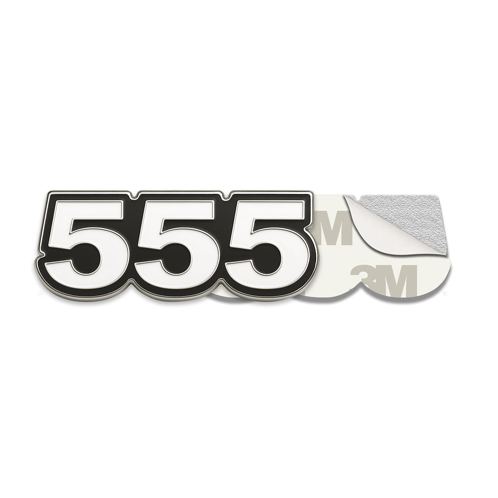 Saudi 555 Metal Phone Sticker Tribal Code With 3M Sticky Backing