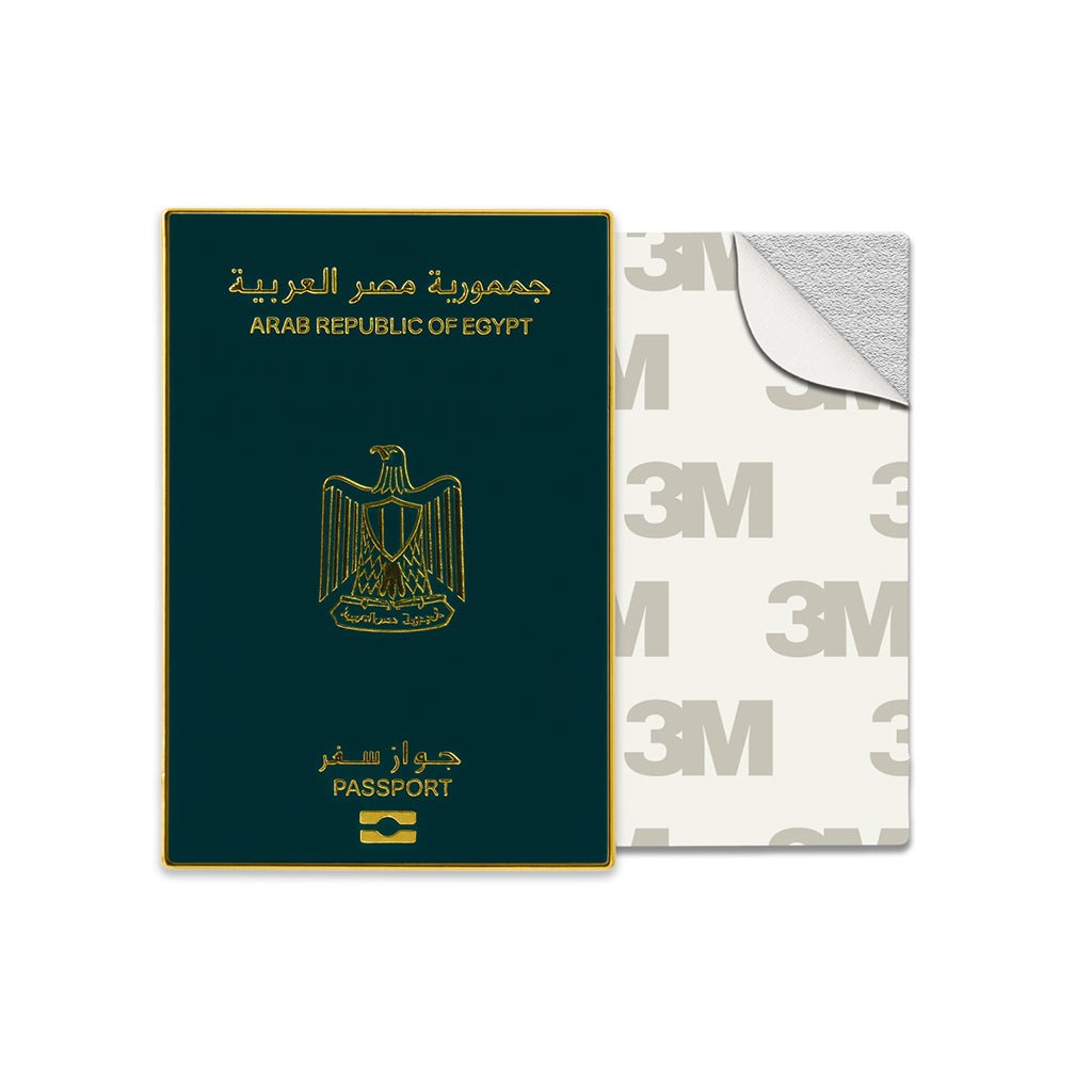 Egypt Passport Metal Phone Sticker With 3M Sticky Backing - StickyPins