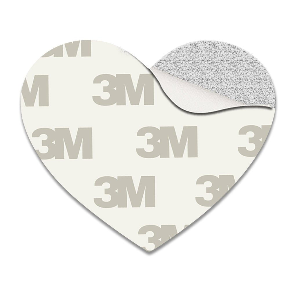 Saudi Flag Heart Green and Gold Metal Phone Sticker With 3M Sticky Backing - StickyPins