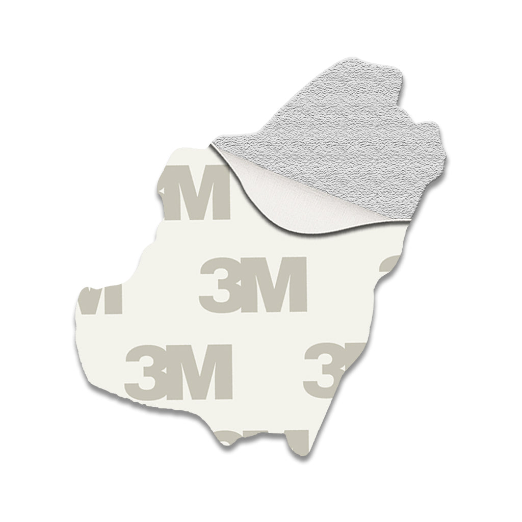 King Salman Saudi Map Outline Metal Phone Sticker With 3M Sticky Backing - StickyPins