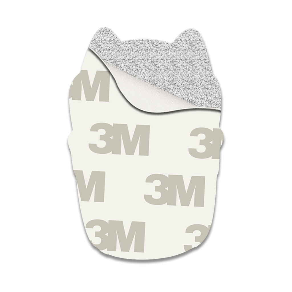 Purrito Metal Phone Sticker with 3M Sticky Backing - StickyPins