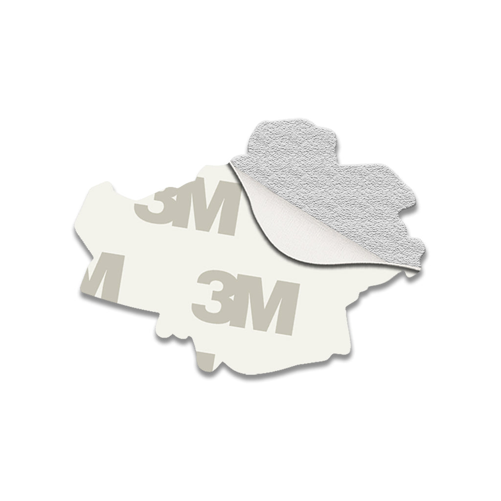 Mohammed bin Salman MBS Crossed Arms Orange Map Metal Phone Sticker With 3M Sticky Backing - StickyPins