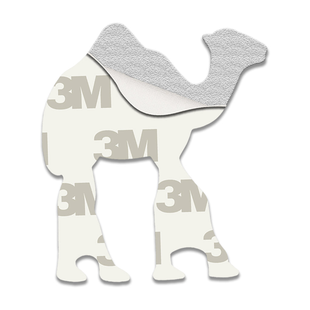 Gold Camel Silhouette Metal Phone Sticker With 3M Sticky Backing - StickyPins