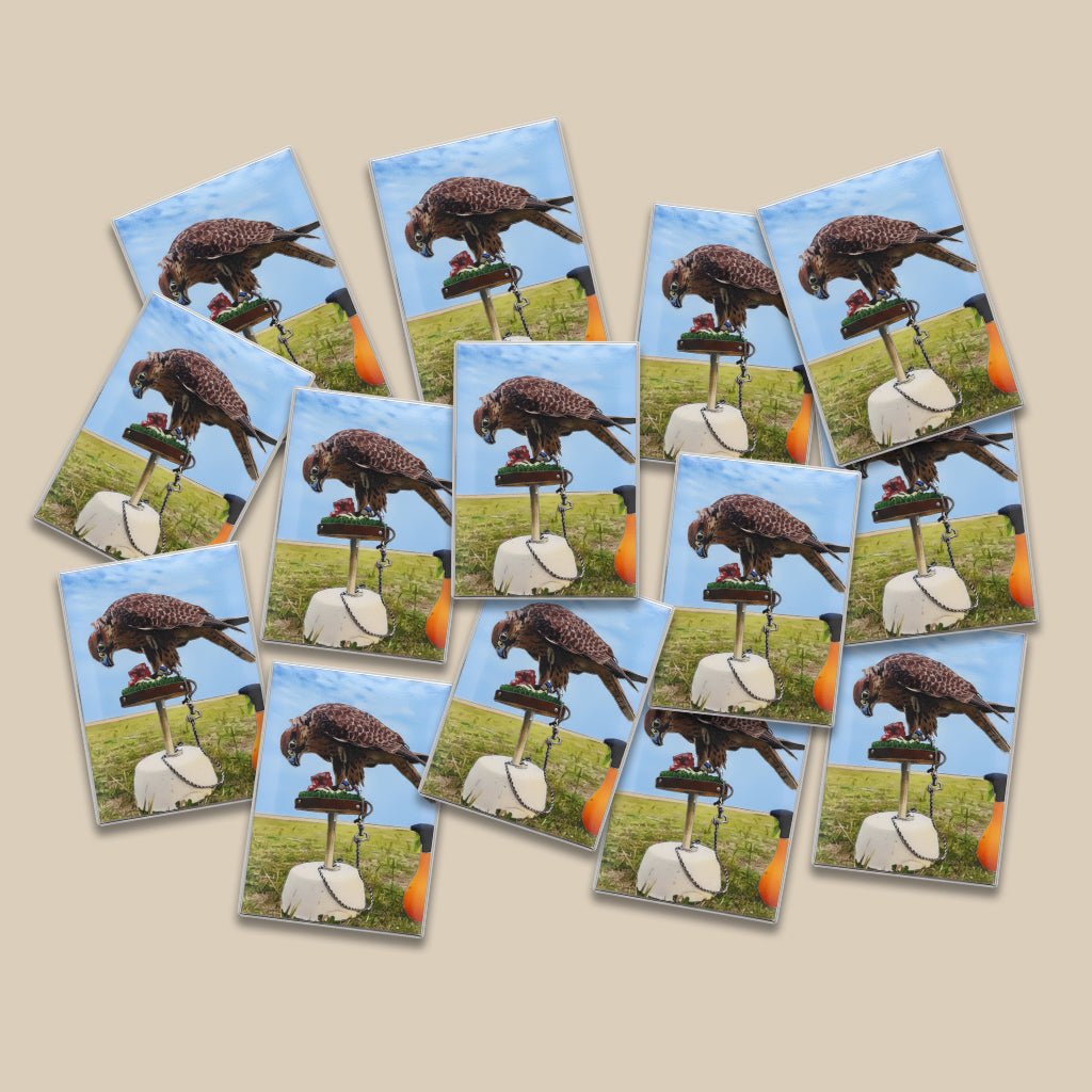 Falcon Metal Phone Sticker With 3M Sticky Backing - StickyPins