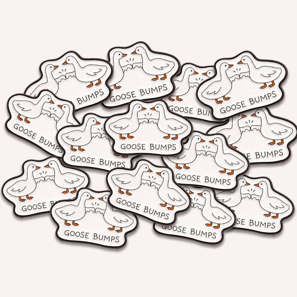Goose Bumps Metal Phone Sticker with 3M Sticky Backing - StickyPins