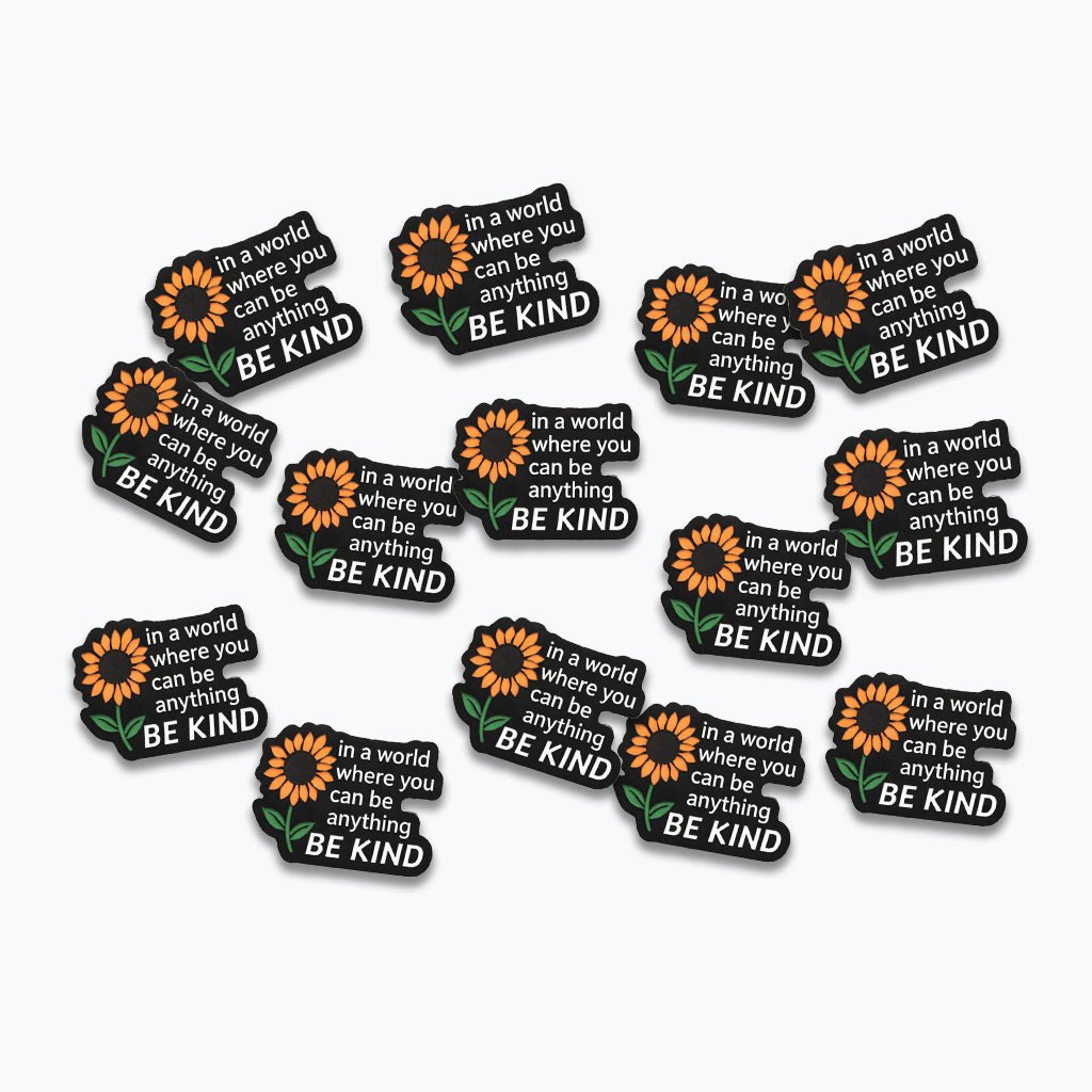 In A World Where You Can Be Anything Metal Phone Sticker with 3M Sticky Backing - StickyPins