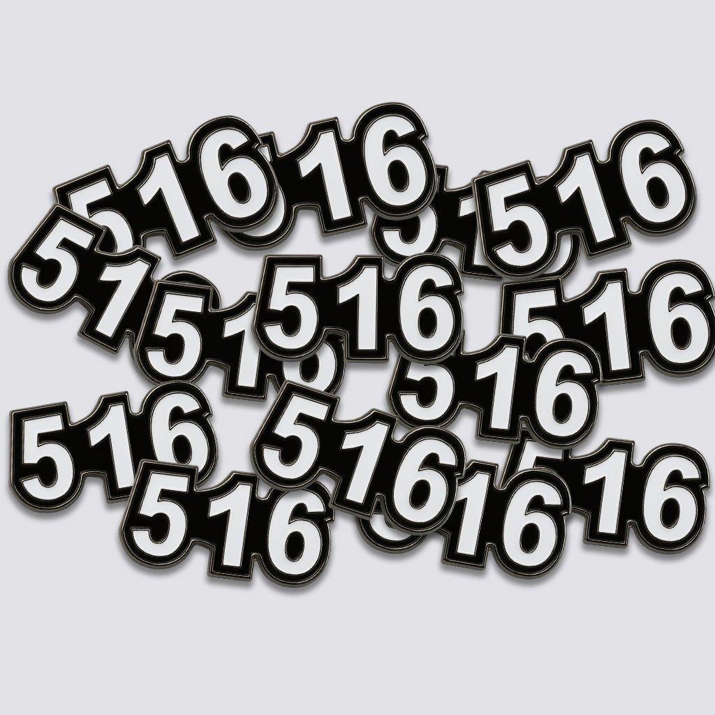 Saudi 516 Metal Phone Sticker Tribal Code With 3M Sticky Backing - StickyPins