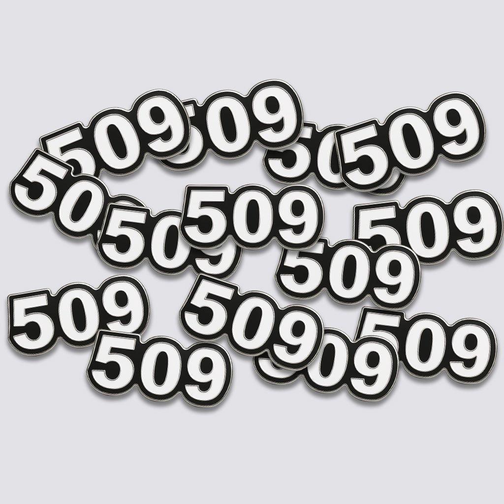 Saudi 509 Metal Phone Sticker Tribal Code With 3M Sticky Backing - StickyPins