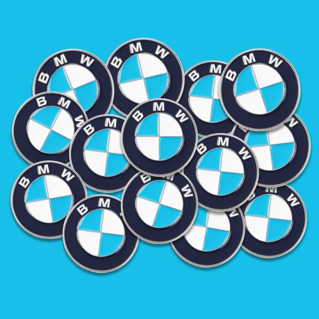 BMW Logo Metal Phone Sticker With 3M Sticky Backing - StickyPins